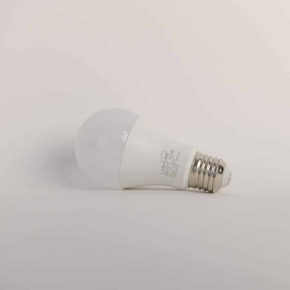 Bec LED LOHUIS, forma A60, AC/DC 12V-42V, E27, 12W, 25000 ore, 6500K