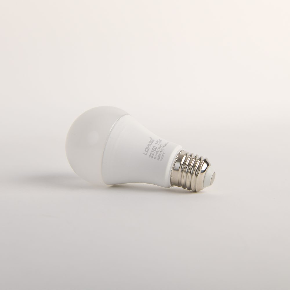 Bec LED LOHUIS, forma A60, AC/DC 12V-42V, E27, 10W, 25000 ore, 6500K
