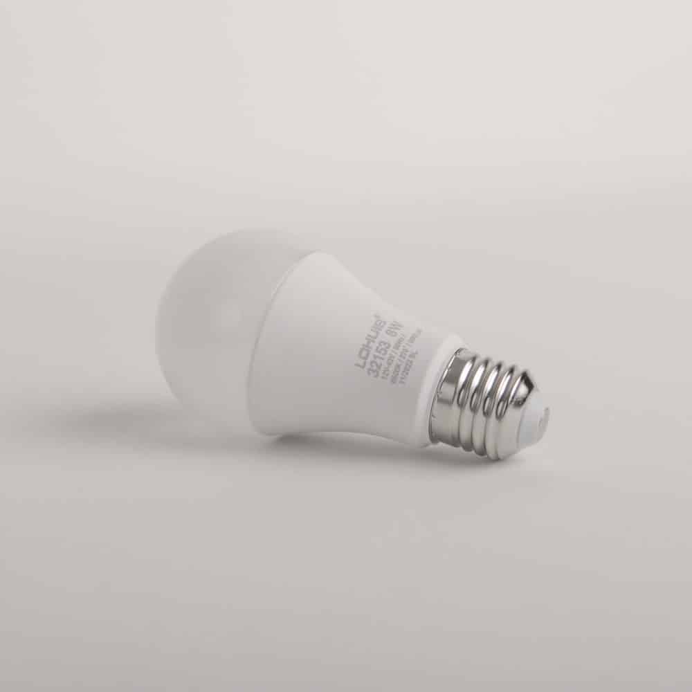 Bec LED LOHUIS, forma A60, AC/DC 12V-42V, E27, 8W, 25000 ore, 6500K