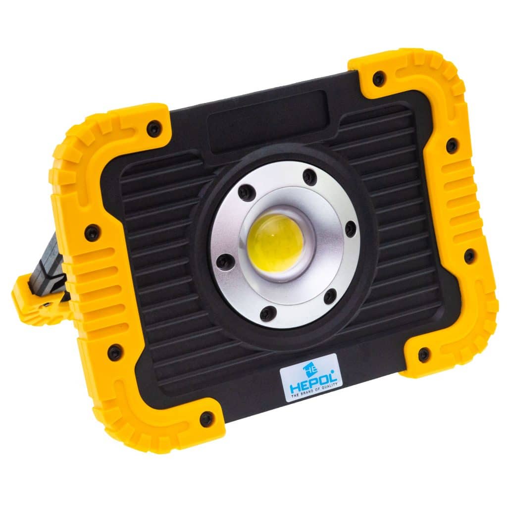aspect Sparrow presume Proiector LED HEPOL cu alimentare pe baterii, IP65, 10W, galben/negru, 6500K - Lohuis aspect Sparrow presume Proiector LED HEPOL cu alimentare pe baterii, IP65, 10W, galben/negru, 6500K - Lohuis