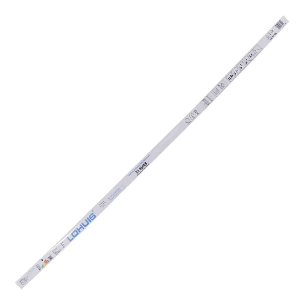 Tub LED LOHUIS T8, dispersor sticla, G13, 18W, 1200mm, lumina rece