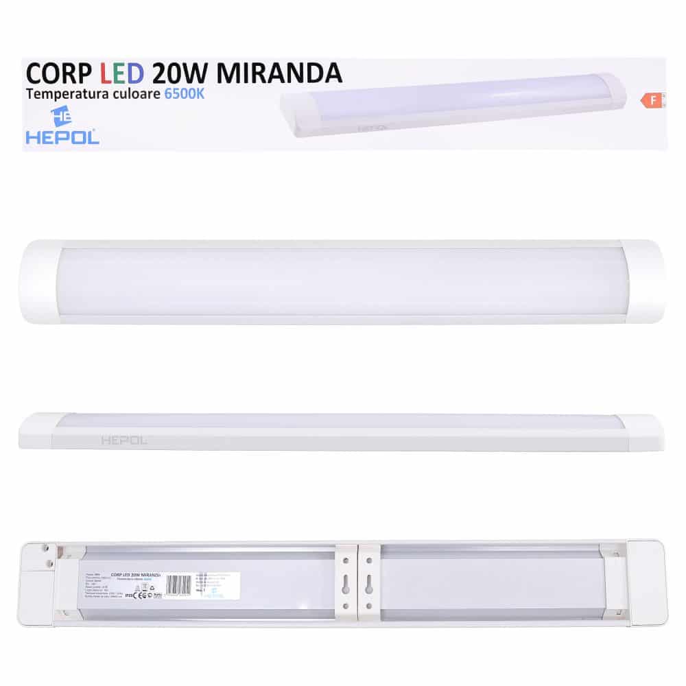 Corp iluminat LED HEPOL MIRANDA, 6500K, IP20, 20W