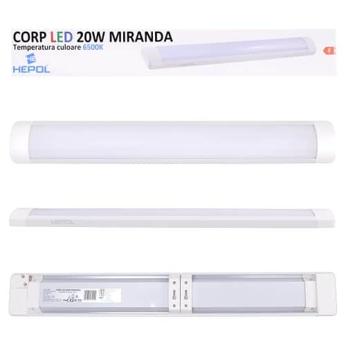 Corp iluminat LED HEPOL MIRANDA, 6500K, IP20, 20W