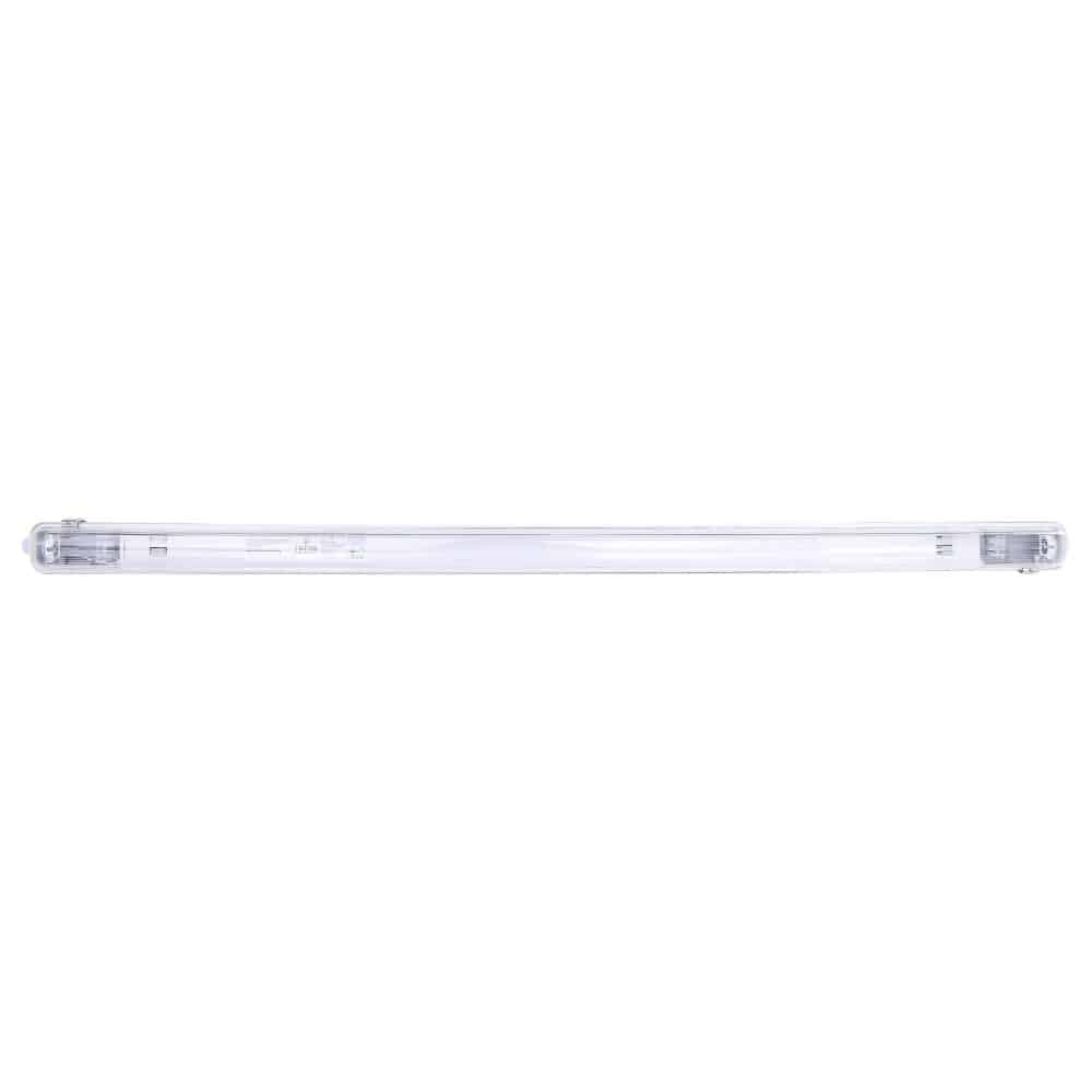 Corp iluminat HEPOL, pentru tub LED, IP65, G13, 1xT8, 1200mm, gri