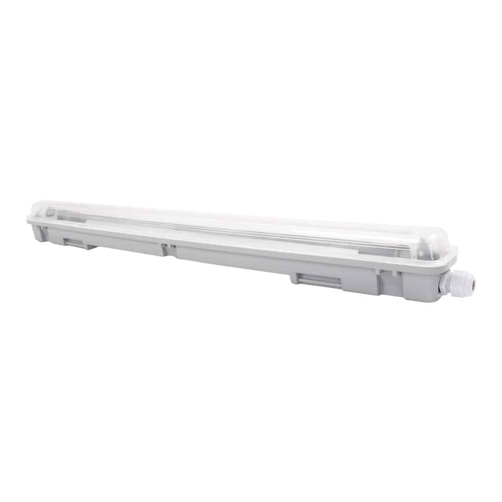 Corp iluminat HEPOL, pentru tub LED, IP65, G13, 1xT8, 600mm, gri