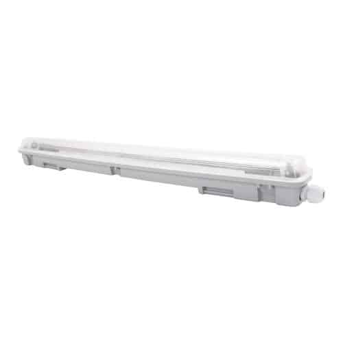 Corp iluminat HEPOL, pentru tub LED, IP65, G13, 1xT8, 600mm, gri