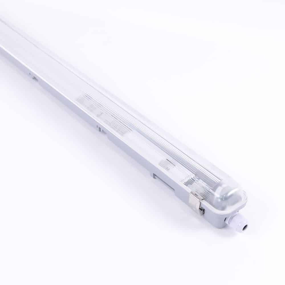 Corp iluminat HEPOL, pentru tub LED, IP65, G13, 1xT8, 1200mm, gri