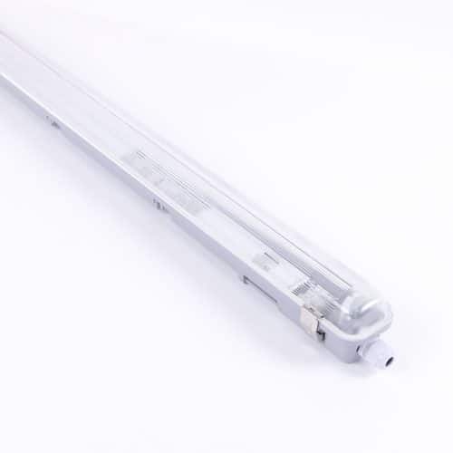 Corp iluminat HEPOL, pentru tub LED, IP65, G13, 1xT8, 1200mm, gri