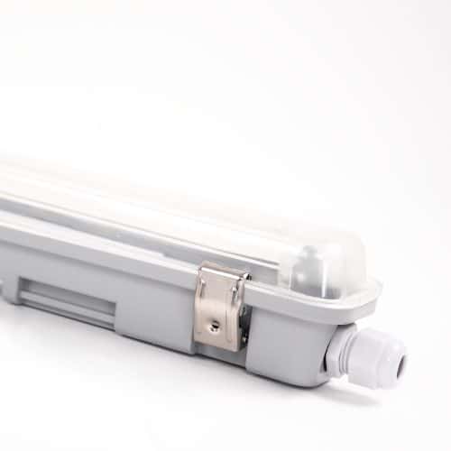 Corp iluminat HEPOL, pentru tub LED, IP65, G13, 1xT8, 600mm, gri