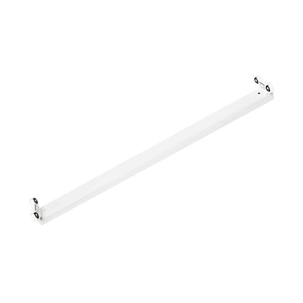Corp iluminat HEPOL FLY 2xT8, pentru tub LED, IP20, G13, 2x600mm, alb