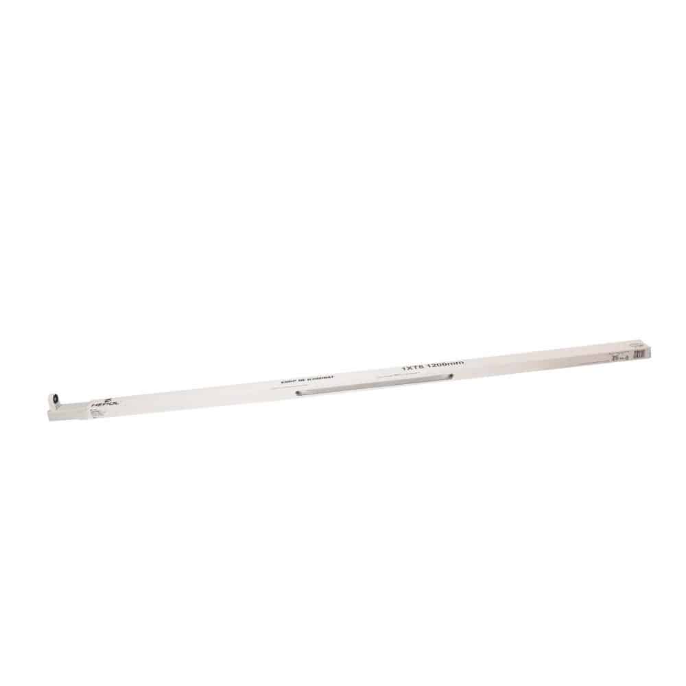 Corp iluminat HEPOL FLY, pentru tub LED, IP20, G13, 1x1200mm, alb