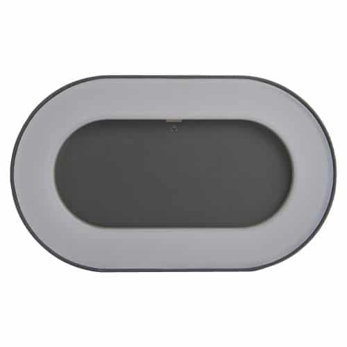 Aplica LED antracit ovala IP54, 8W, 202x123mm, 4000K, HEPOL