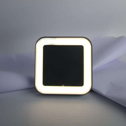 Aplica LED antracit patrata IP54, 10W, 202x202mm, 4000K, HEPOL