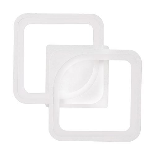 Aplică LED perete 2x16W, pătrată, dimabil, temperatură culoare ajustabilă 3000K-6000K