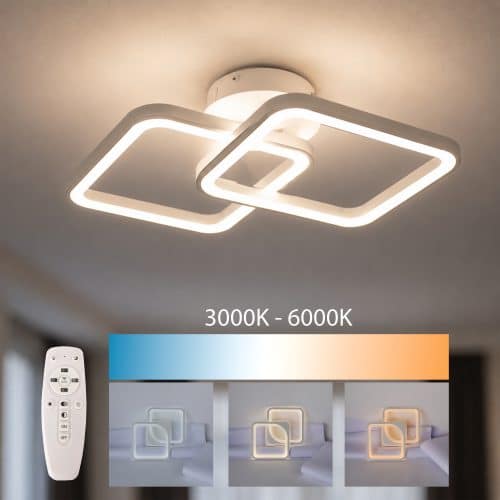 Aplica LED perete2x16W patrata dimabil temperatura ajustabila 3000K-6000K