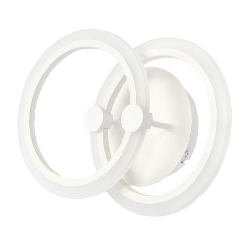Aplica LED perete 2x16W, rotunda, dimabilă, temperatura culoare ajustabila 3000K-6000K