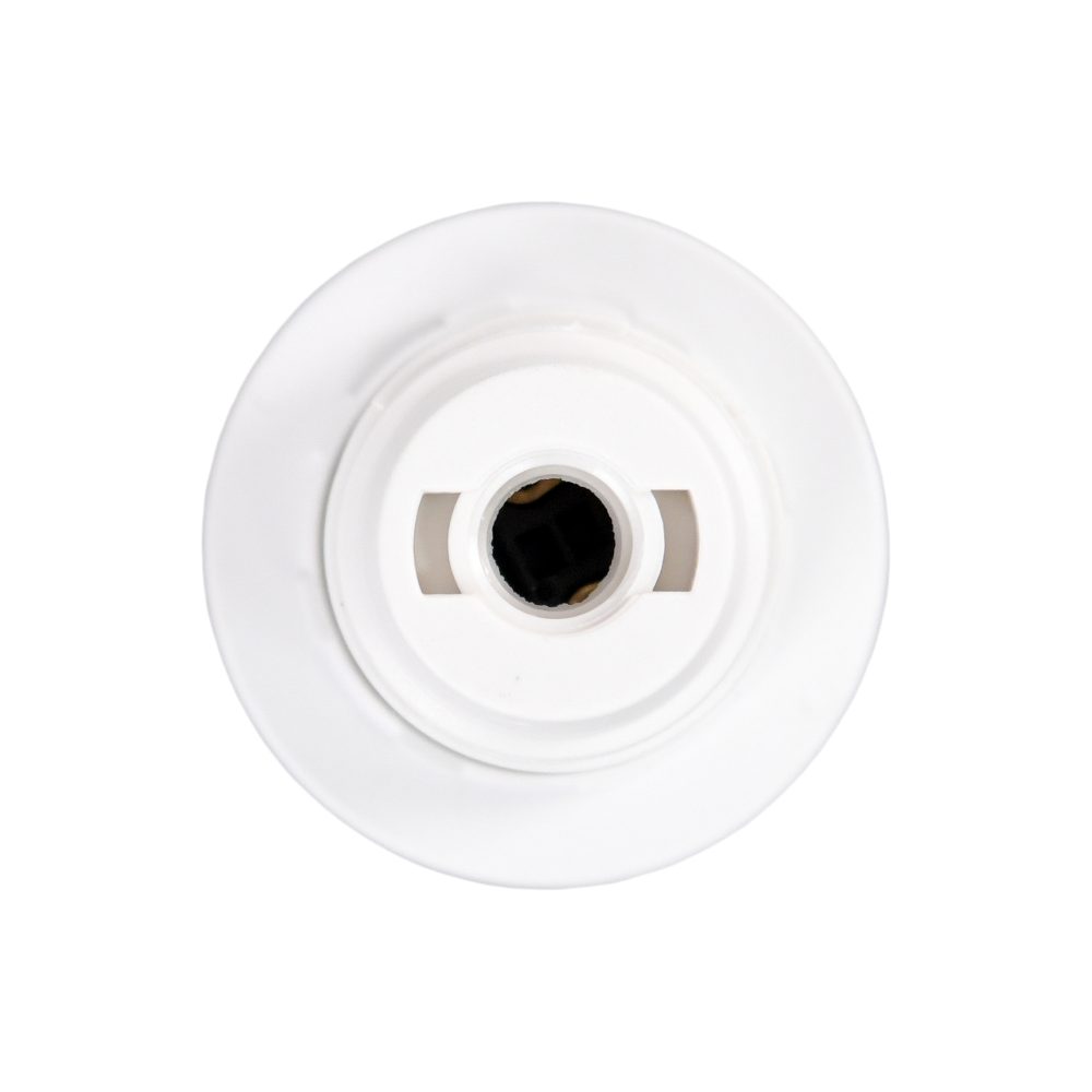 Dulie polimer termoplastic cu inel E14 alba