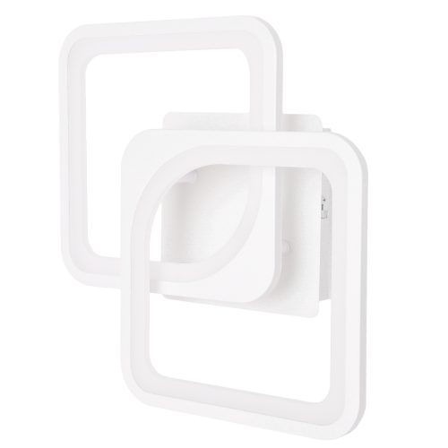 Aplică LED perete 2x16W, pătrată, dimabil, temperatură culoare ajustabilă 3000K-6000K