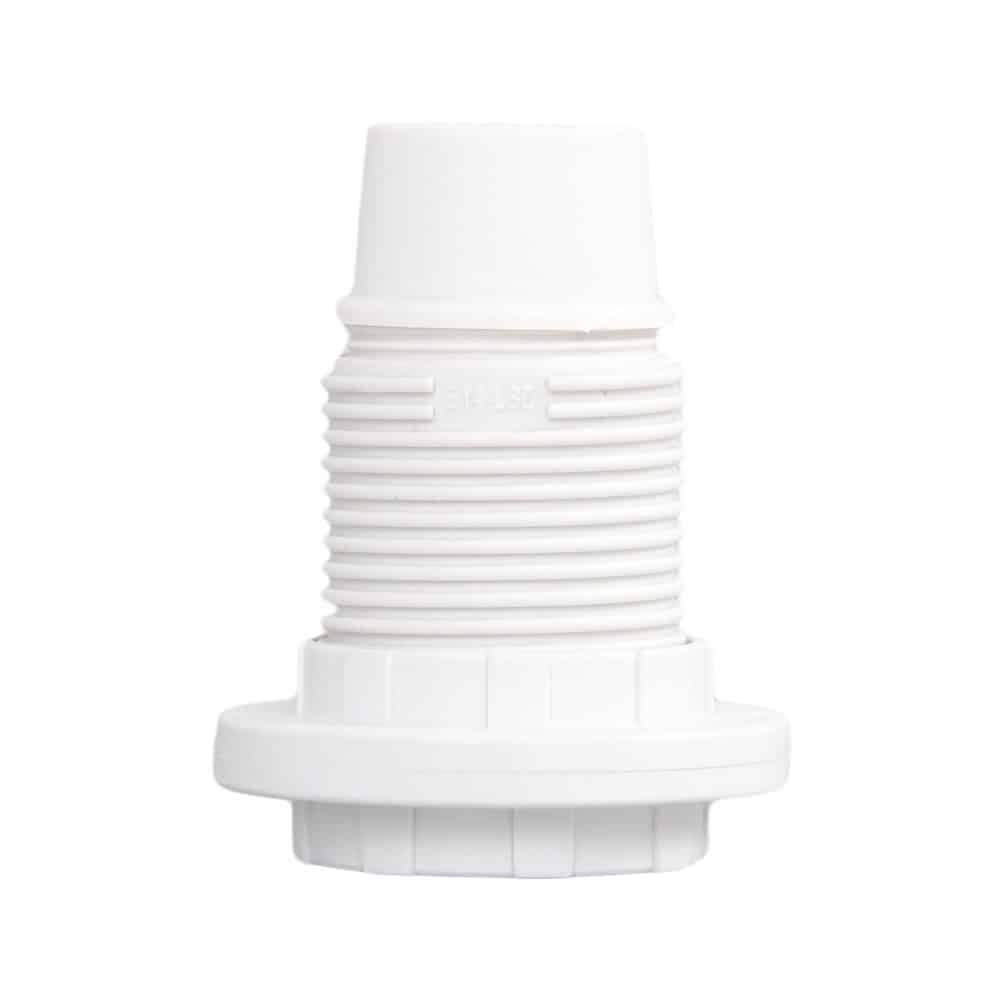 Dulie polimer termoplastic cu inel E14 alba
