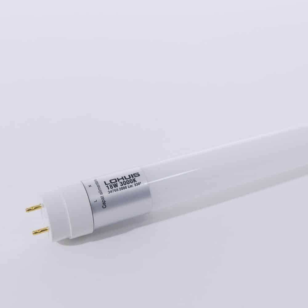Tub LED LOHUIS T8 18W, dispersor sticla, 2000lm, 3000K