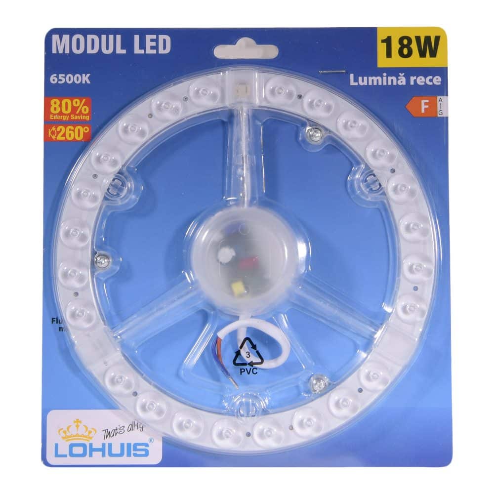 KIT MODUL LED 18W+DRIVER 1800Lm 6500K LOHUIS 19.4CM