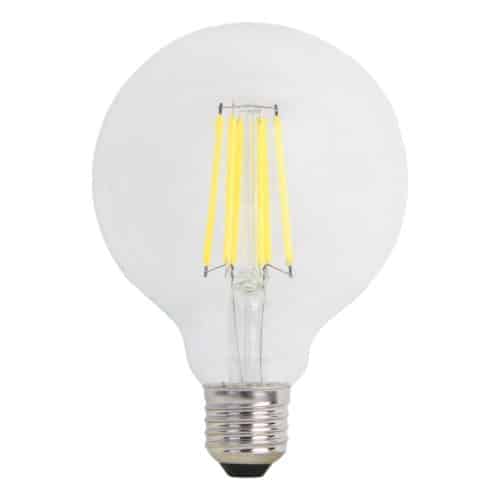 Bec LED G95 Filament, 4W, 800 lumeni, E27, lumină neutră