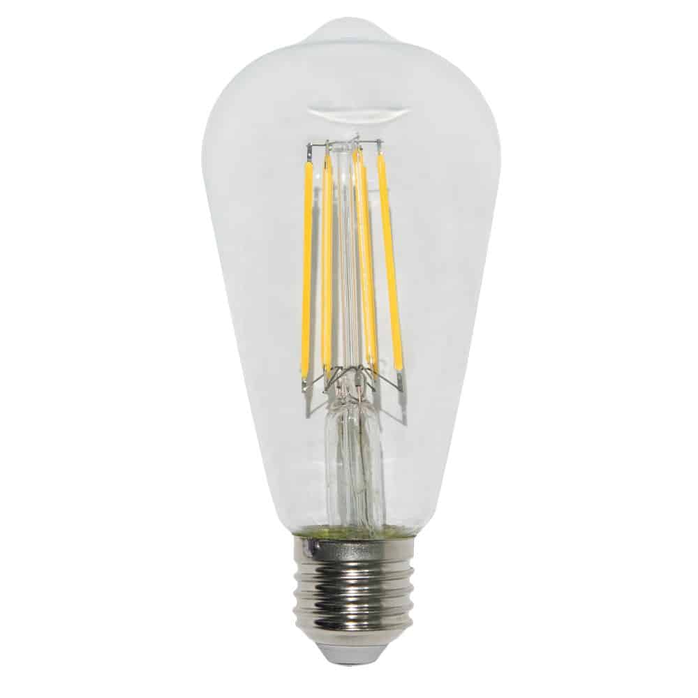 Bec LED ST64 Filament, 4W, 800 lumeni, E27, lumină neutră