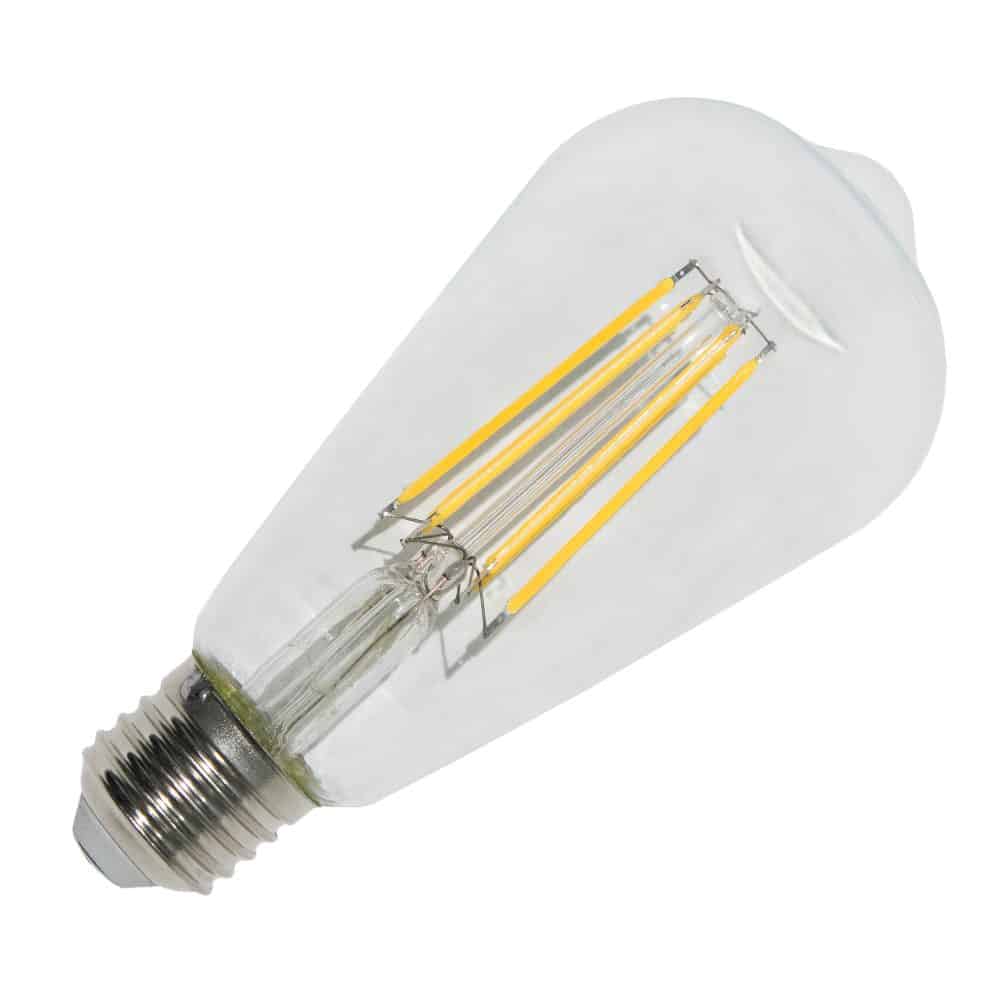 Bec LED ST64 Filament, 4W, 800 lumeni, E27, lumină neutră