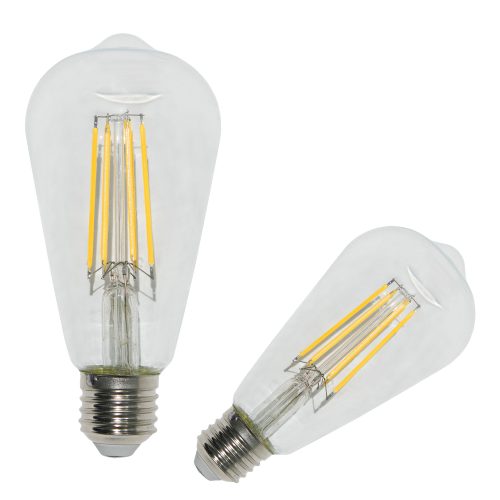 Bec LED ST64 Filament, 4W, 800 lumeni, E27, lumină neutră