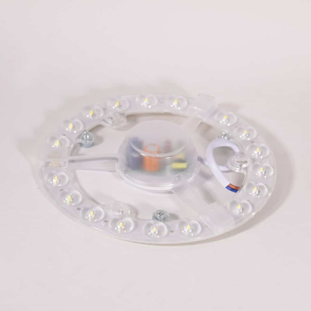 Kit modul LED Lohuis, rotund, 10W, 1000lm + driver 15,3 cm, lumina rece 6500K