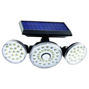 Proiector LED solar 15W (3x5W), cu senzor