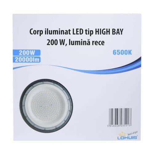 CORP ILUMINAT LED TIP HIGHBAY 200W