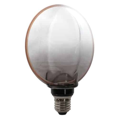 Bec LED decorativ G130 SMOKE, 4W, dimabil, E27, 170 lm, 1800K