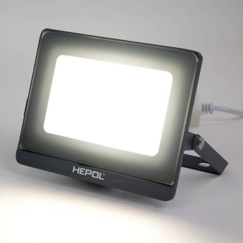 Proiector LED cu temperatura de culoare ajustabila, 30W, IP65, HEPOL