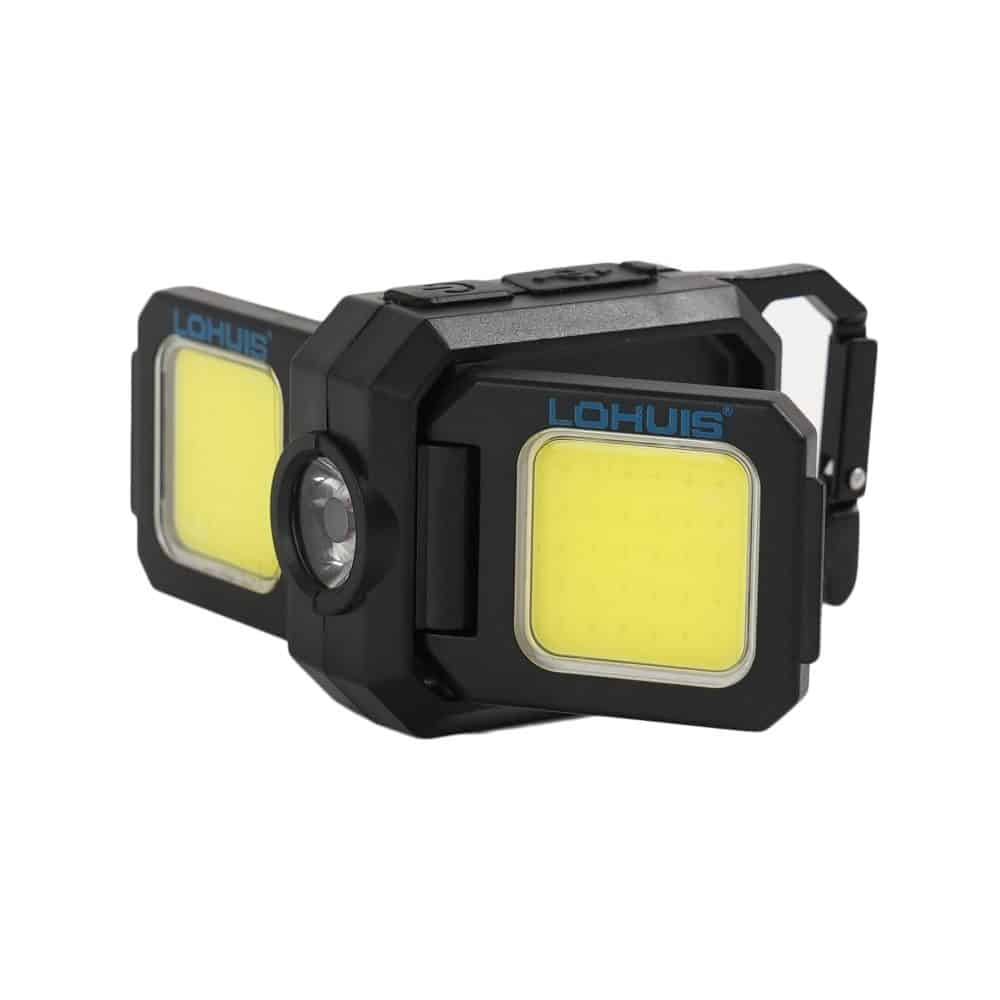 Breloc cu lanterna led reincarcabila 2*5W+3W