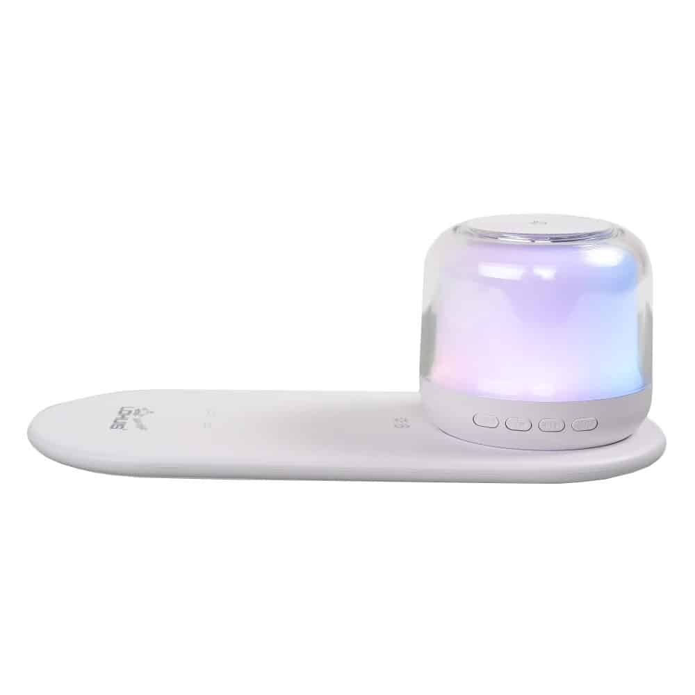 Incarcator fara fir cu difuzor BT si lumina RGB