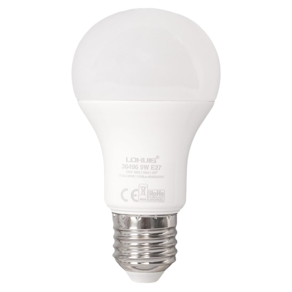 Bec LED cu temperatura de culoare ajustabila A60 9W