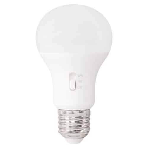 Bec LED cu temperatura de culoare ajustabila A60 11W 3000K/4000K/6500K