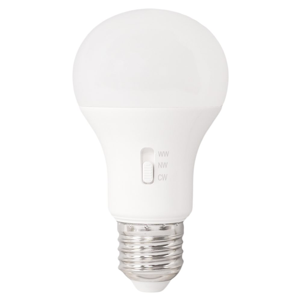 Bec LED cu temperatura de culoare ajustabila A60 11W 3000K/4000K/6500K