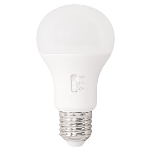 Bec LED cu temperatura de culoare ajustabila A60 11W 3000K/4000K/6500K