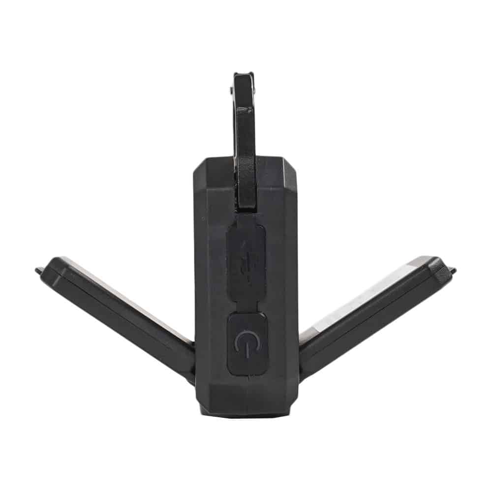 Breloc cu lanterna led reincarcabila 2*5W+3W