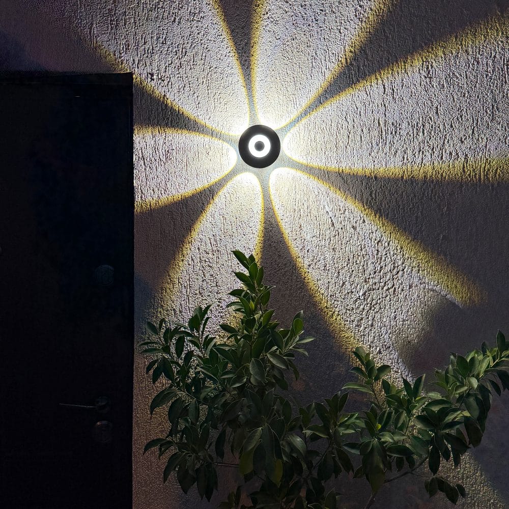 Aplica exterior BLACK-8, 8 W, 800 lm, IP44