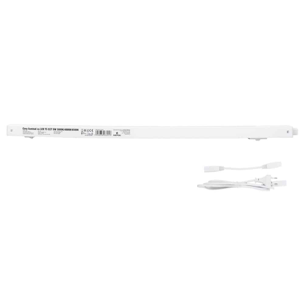 Corp iluminat LED T5 9W 100lm/W CCT (3000/4000/6500K) NEW LYDA