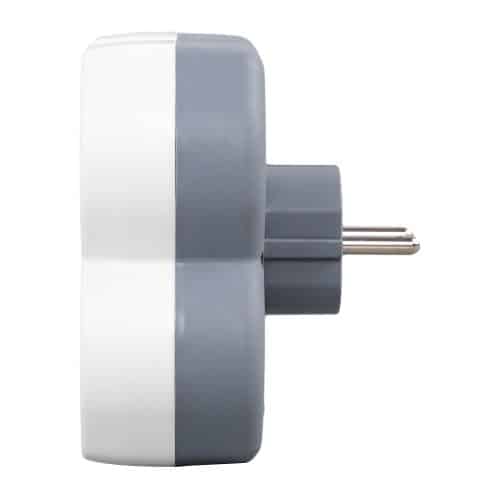 Adaptor 3 prize schuko, 1xUSB-A+1xUSB-C 2.4A A8016 LOHUIS