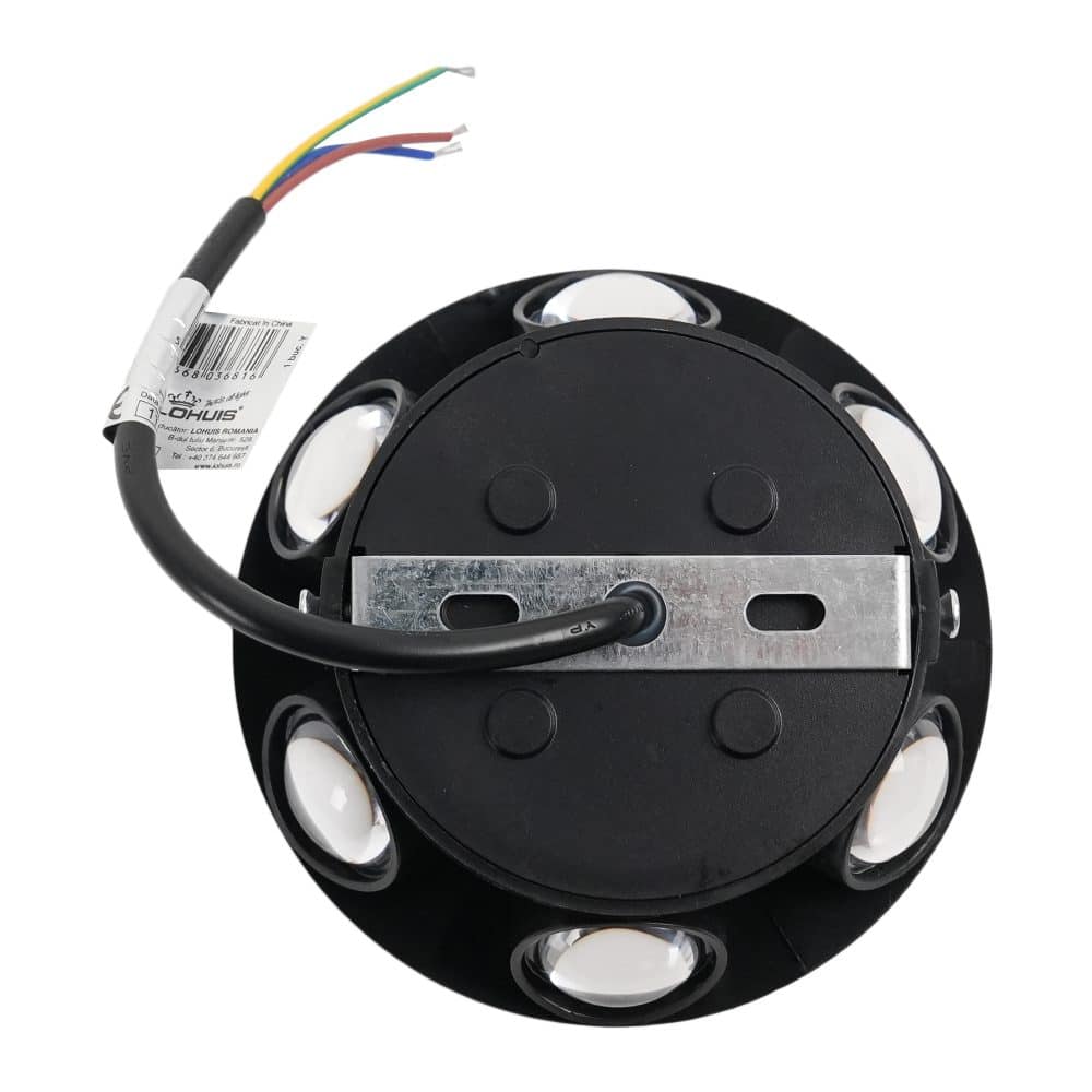 Aplica exterior BLACK-8, 8 W, 800 lm, IP44