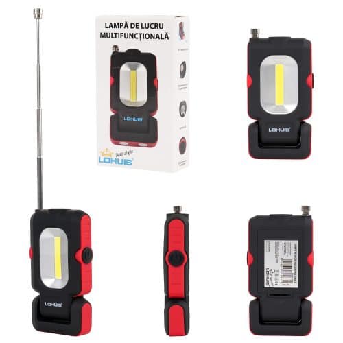 Lampa lucru (lanterna) multifunctionala LED 6500K, 110 lm, LOHUIS
