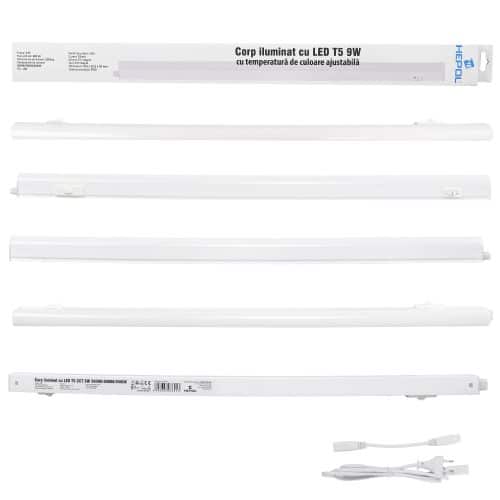 Corp iluminat LED T5 9W 100lm/W CCT (3000/4000/6500K) NEW LYDA