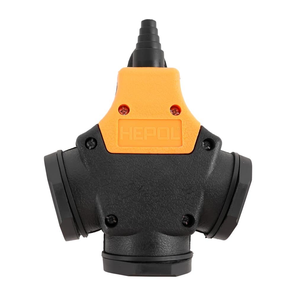 Cupla tripla cu cp, capac cauciuc, IP44