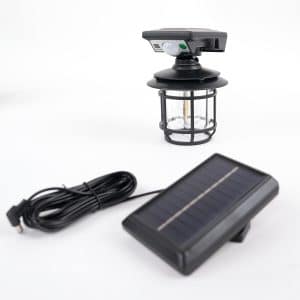 Lampa LED solara tip felinar (rotunda) 3W IP44 5000K
