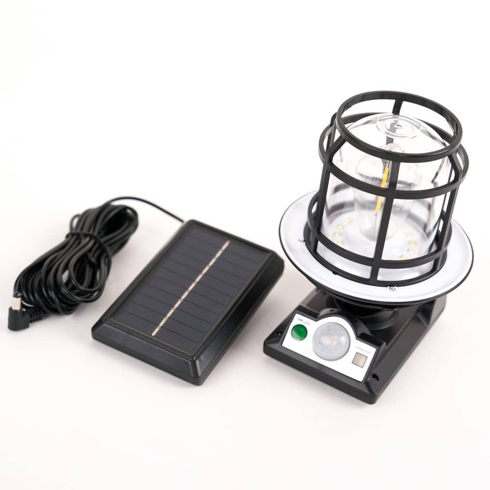 Lampa LED solara tip felinar (rotunda) 3W IP44 5000K